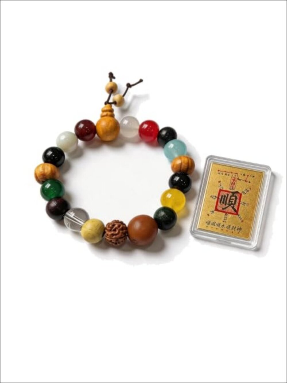 18 Seeds Natural Mala Bracelet Stretch Unisex Energy Protection